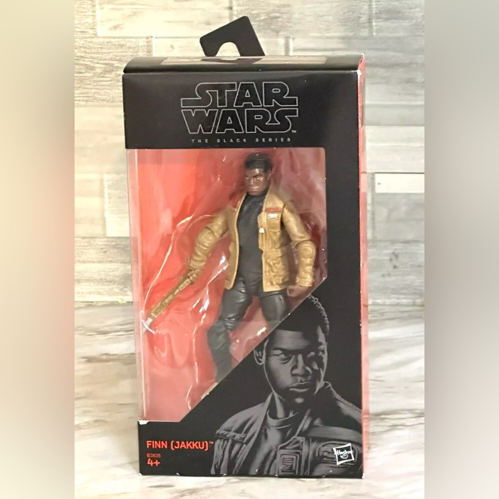 Star Wars The Black Series 6” Finn (Jakku) Force Awakens Action Figure #01